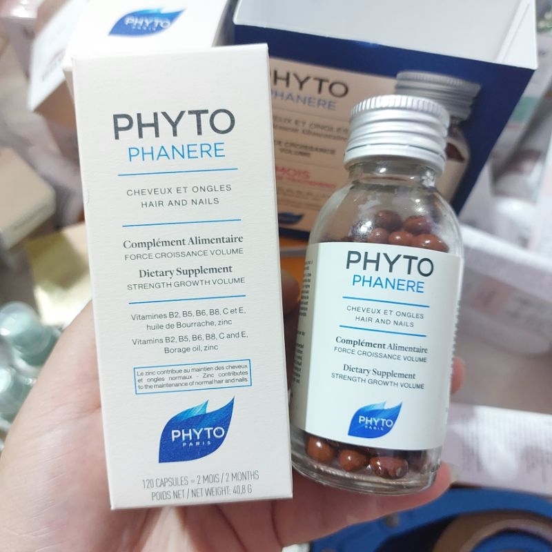 วิตามินบำรุงผมและเล็บ Phyto Paris Phytophanere 120 เม็ด