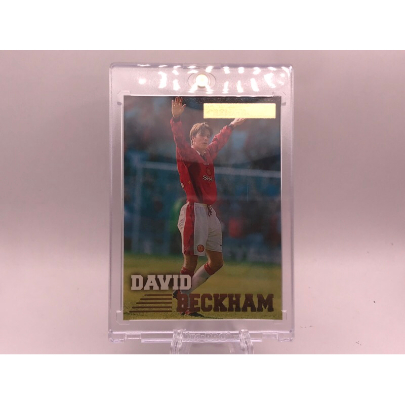 การ์ดนักฟุตบอล DAVID BECKHAM Merlin Premier Gold 1996