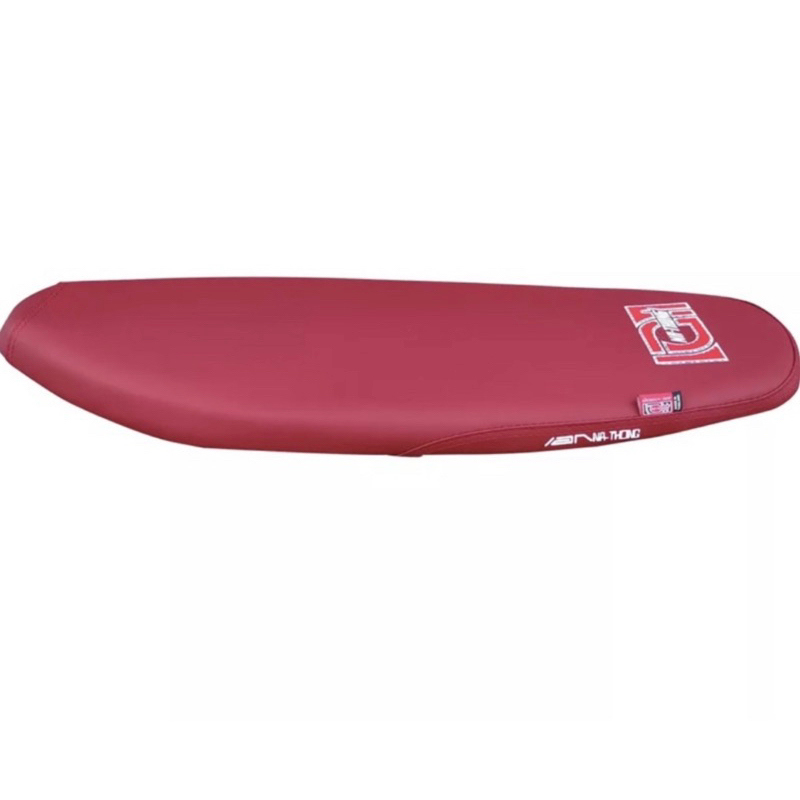 เบาะทรงสนามเอกนาทองรุ่น WAVE 125 R/S หัวเถิก ทรงสนาม ทรงเชง เอกนาทอง NA-THONG สีแดงเลือดหมู