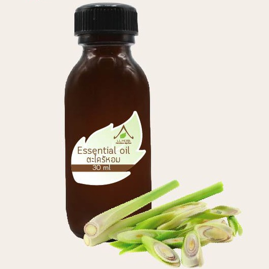 น้ำมันหอมระเหย กลิ่นตะไคร้หอม ขนาด 30 มล. (Essential oil Citronella grass Sent Size 30ml.)