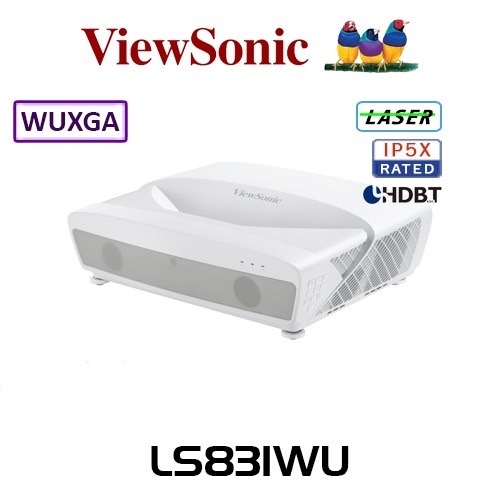 ViewSonic LS831WU 4500 Lumens WUXGA Ultra Short Throw Projector with HV Keystone, 4 Corner Adjustment.
