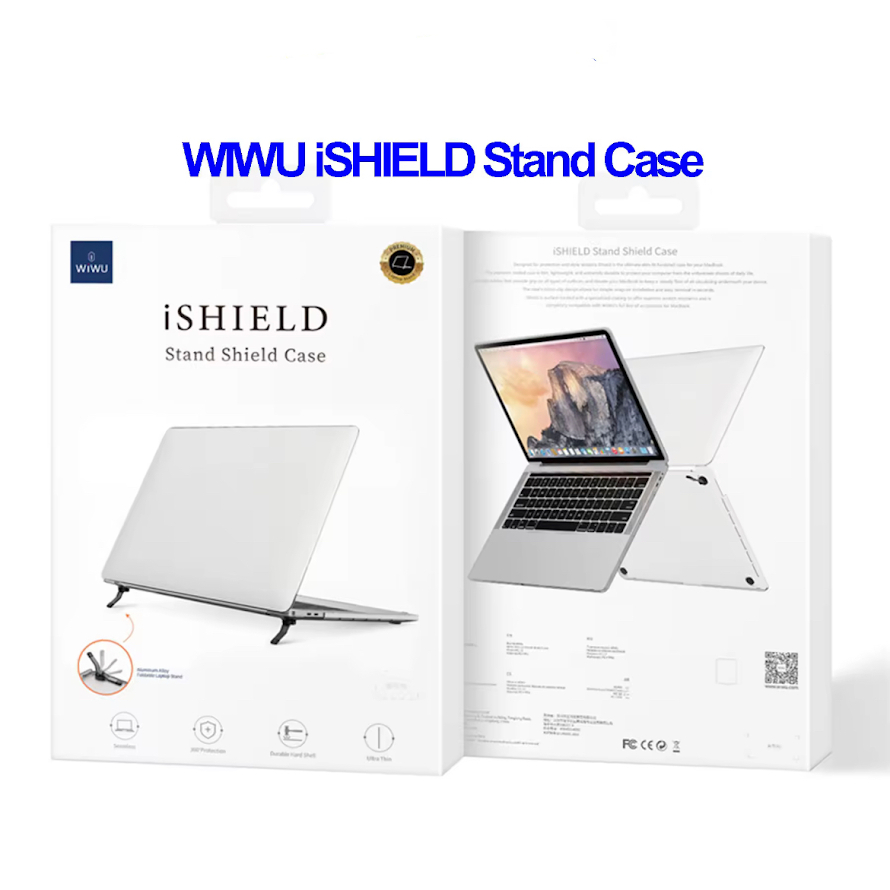 2023 WiWU iShield Stand Case เคสป้องกันรอย สำหรับ M1/M2 MBook Air Pro 13 M1 Ultr