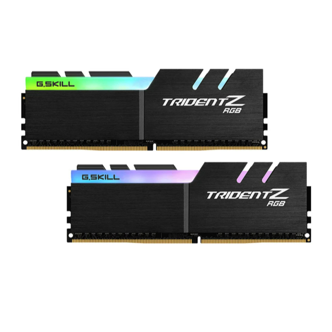32GB (16GBx2) DDR4 3200MHz RAM (หน่วยความจำ) G.SKILL TRIDENT Z RGB (F4-3200C16D-32GTZR)