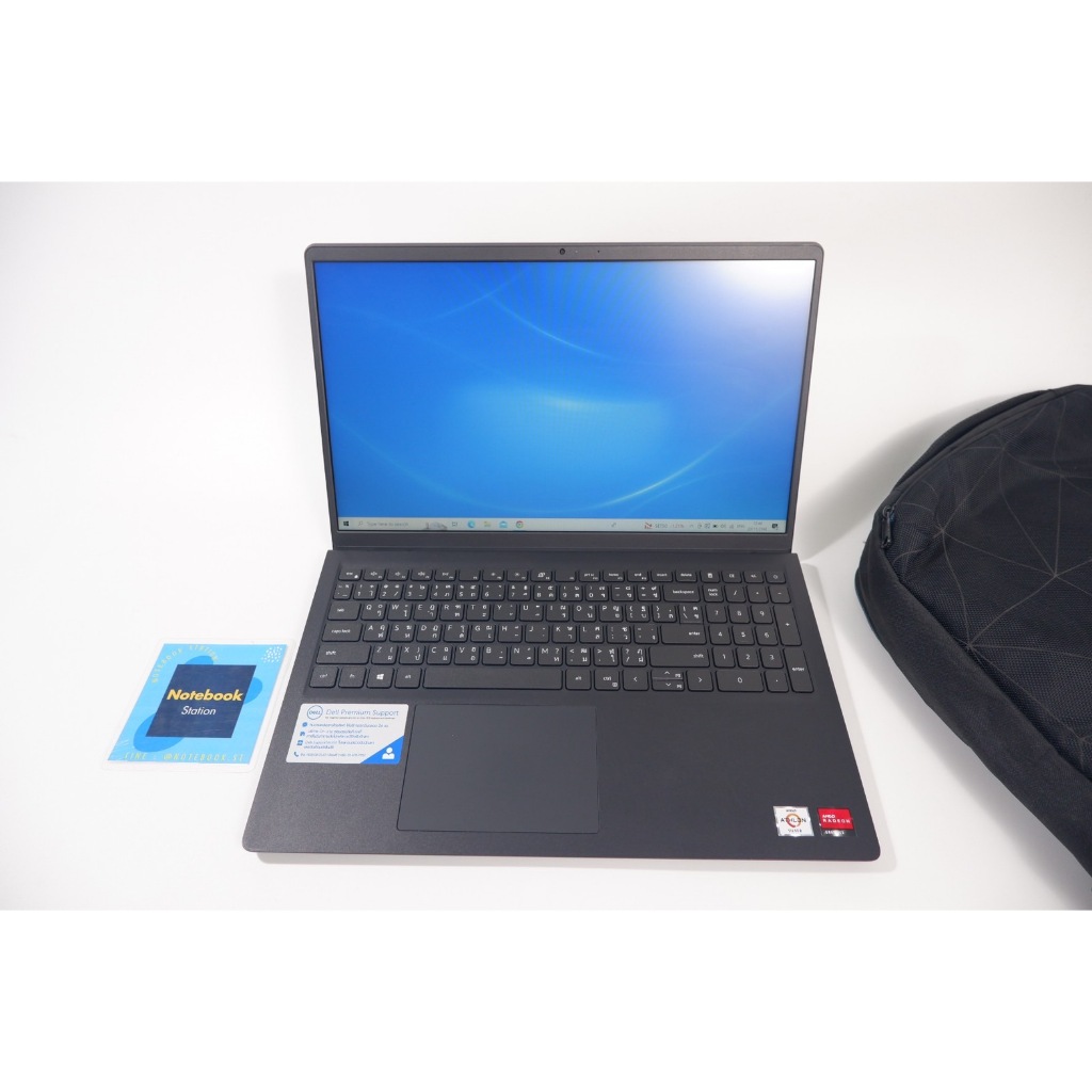 Dell Inspiron 3515 Ram4 SSD256+HHD1TB จอ15.6 HD เครื่องสวย พร้อมใช้งาน มีประกันศูนย์ ราคาเพียง 8,400