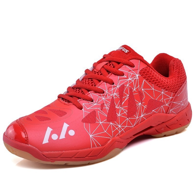 LEFUS BADMINTON SHOES - L06 สีแดง