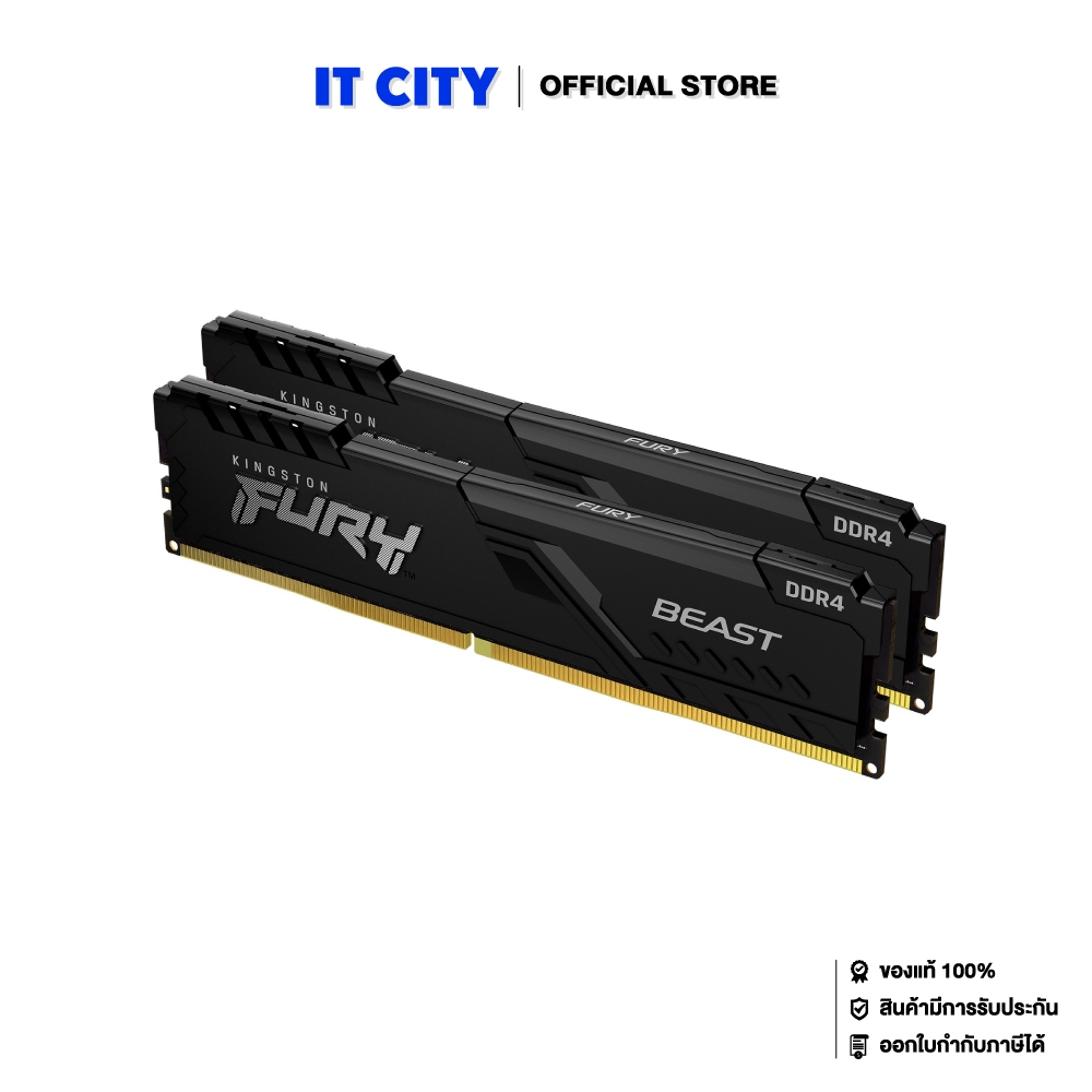 KINGSTON FURY BEAST16GB (8X2/3200) DDR4 (KF432C16BBK2/16) ME1-000993
