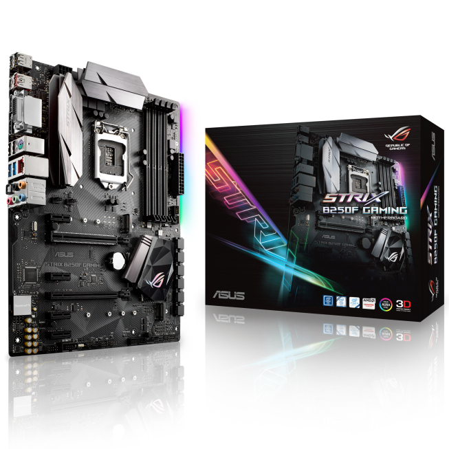 MAINBOARD (เมนบอร์ด) 1151 ASUS ROG STRIX B250F GAMING พร้อมส่ง