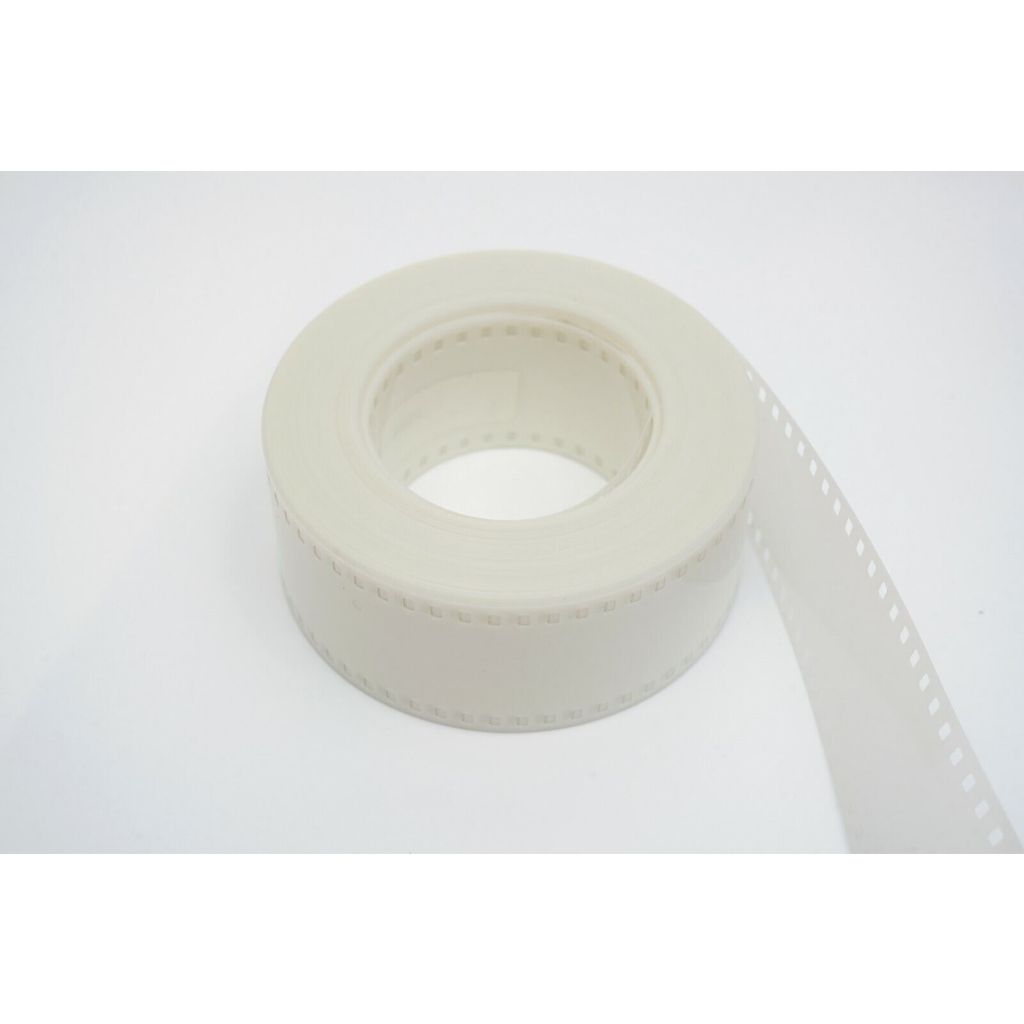 ฟลิม์ลีดเดอร์ 35mm สีขาว Film Leader 35mm - White Hazy Polyester 100 feet.