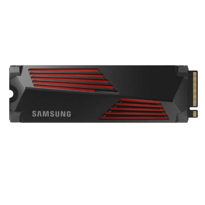1 TB SSD (เอสเอสดี) SAMSUNG 990 PRO WITH HEATSINK - PCIe 4x4/NVMe M.2 2280 (MZ-V9P1T0CW)