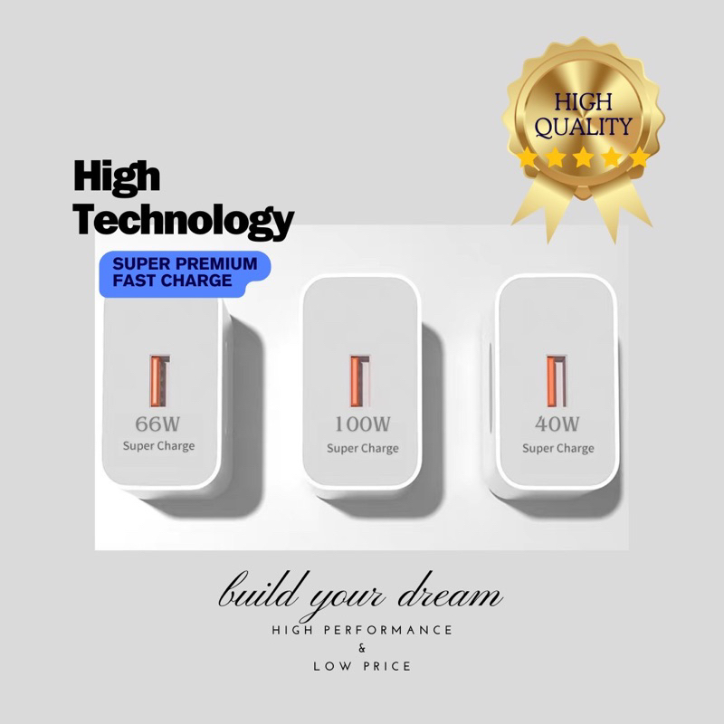 หัวชาร์จ Adapter usb  มีให้เลือก 40w  66w  100w ชาร์จไว ไม่ร้อน ส่งจากไทย 2-3 วันถึง