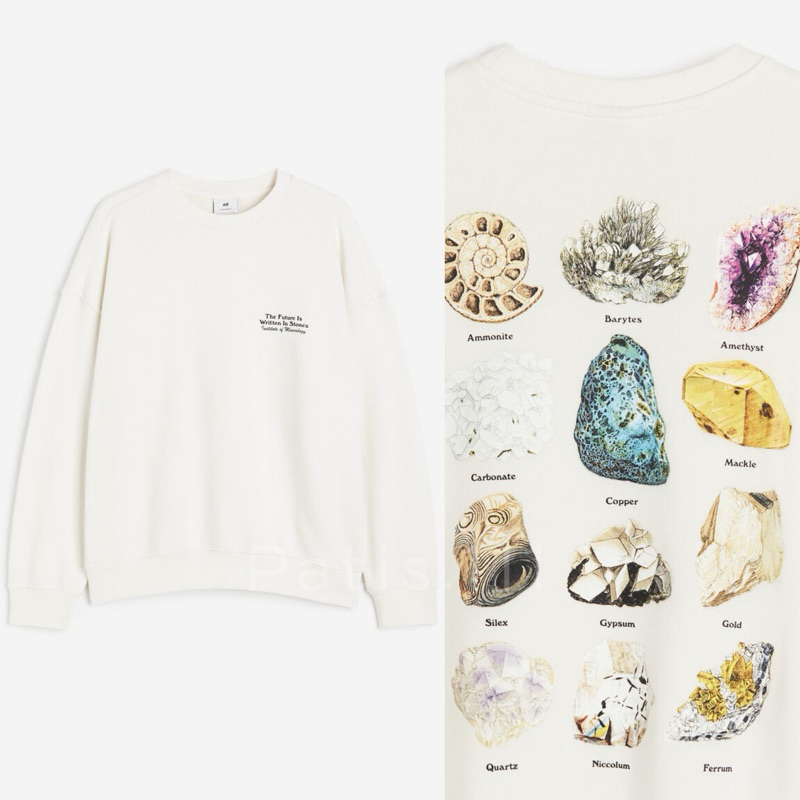 เสื้อสเวคเตอร์ ผ้าใส่สบาย H&M แขนยาว | SWm 10/7