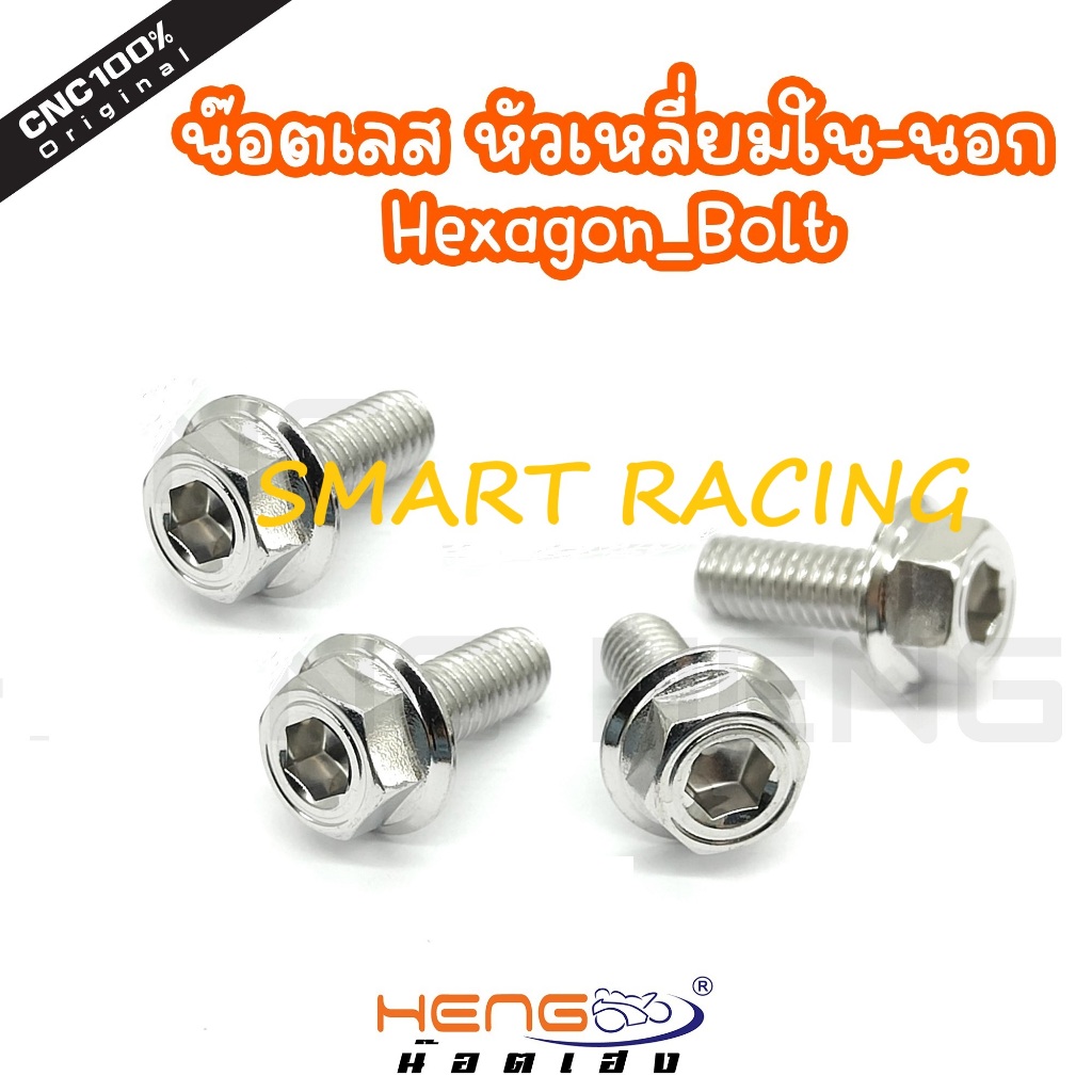 น็อตยึดบังโคลนหน้า AEROX ปี 2015-2023 (น้อต 4 ตัว)