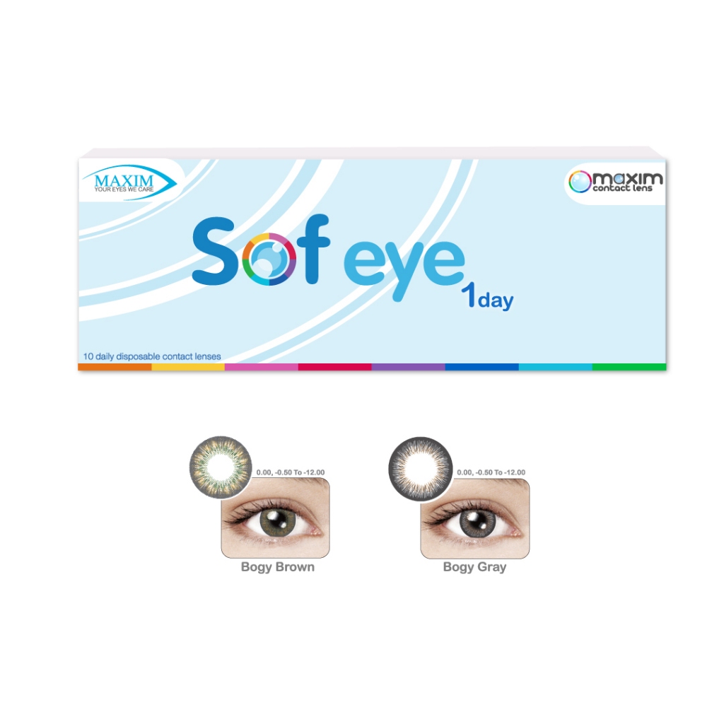 Maxim Sof Eye 1 Day (10P) - คอนแทคเลนส์สี รายวัน  5 คู่ - รหัส CSMA332
