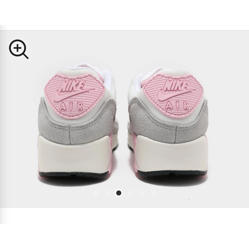 Nike Air Max 90 แท้ สีขาว ชมพู หนังกลับ