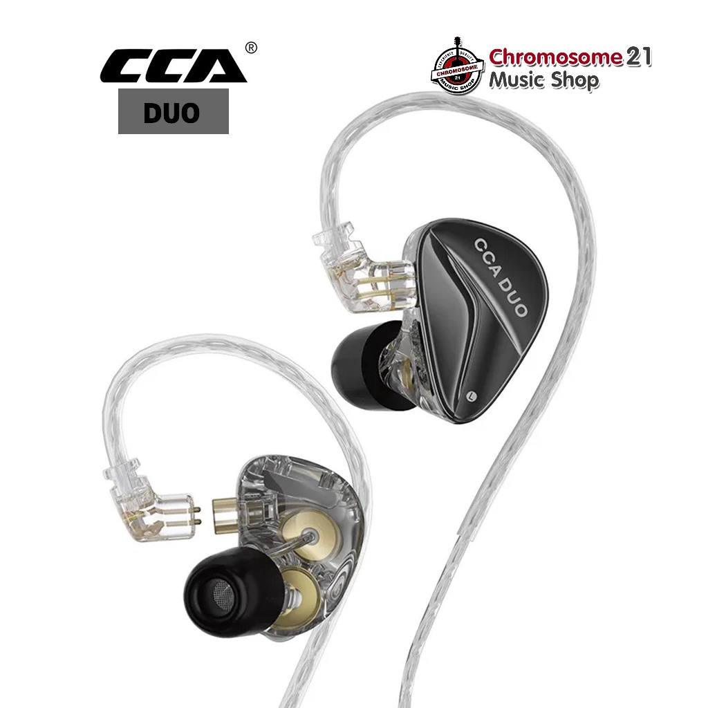 หูฟัง CCA DUO (สีดำ)