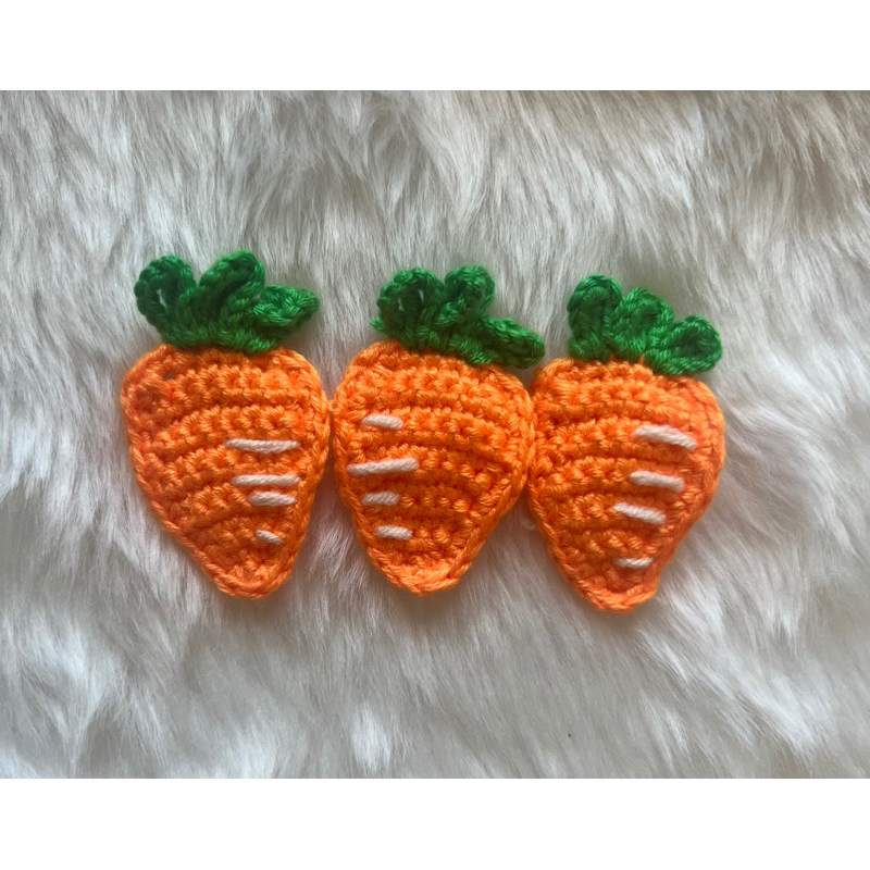 แครอทถักจากไหมพรม4ply