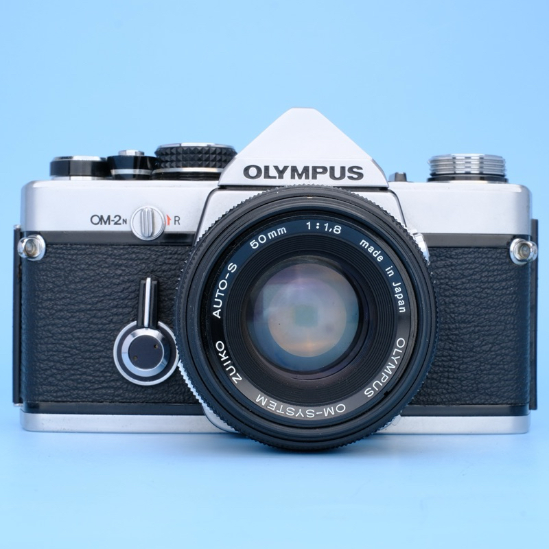 กล้องฟิล์ม Olympus OM-2 Lens Olympus om 50mm f1.8 ใช้งานง่าย พร้อมจัดส่ง