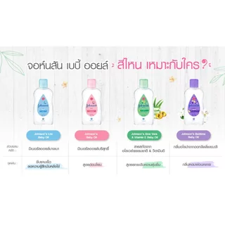 **1แถม1** จอห์นสัน เบบี้ออยล์ ออยล์บำรุงผิว ขนาด 125มล johnson's baby oil bedtime baby oil 125ml เบบี้ ออย เบดไทม์