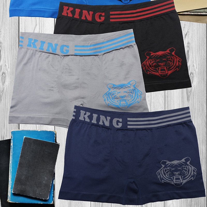 กางเกงในชาย ผ้านิ่ม ใส่สบาย ขอบไม่เจ็บ ของแท้100%กางเกงบ๊อกเซอร์ผู้ชายผ้าทอ สำหรับวัยรุ่นชายไทย underwear
