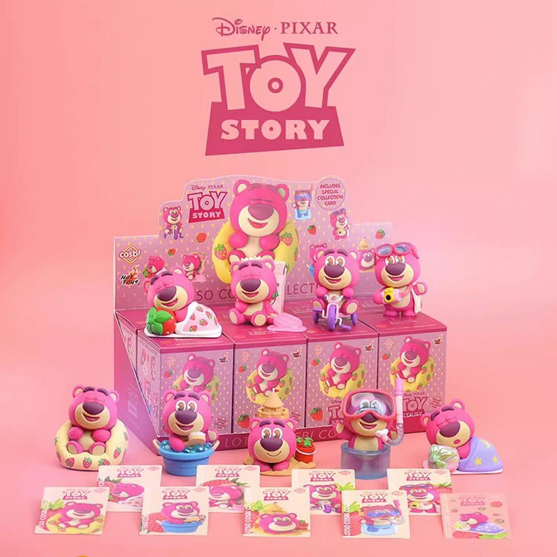 ลุ้น1ตัว🍓ทอยสตอรี่ ดิสนีย์ ล็อตโซ่ Disney Pixar  Toy Story Lotso Cosbi Collection Series 2 Blind Box