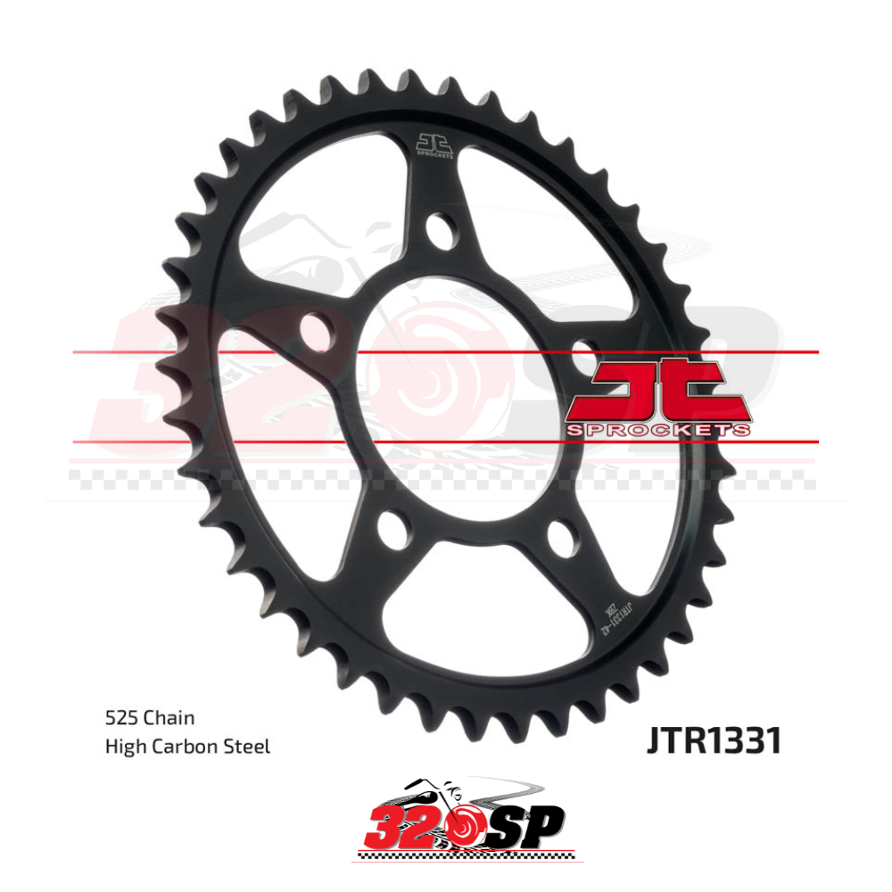 สเตอร์หลัง JOMTHAI JTR1331-525/42T HONDA AFRICA TWIN สีดำ ของใหม่ ส่งไว!! 320SP
