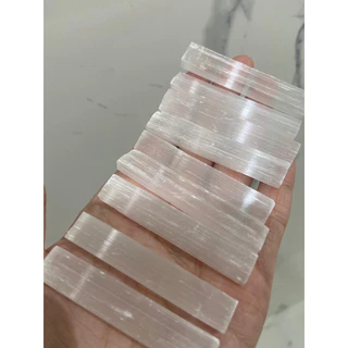 พร้อมส่ง ถ่ายจากสินค้าจริง คริสตัล หินแท้100% แท่งหินเซเลไนต์ selenite