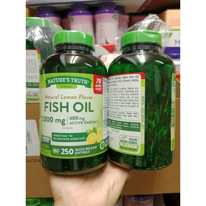 Nature’s Truth Fish Oil 2000 mg/s x 250 เม็ด