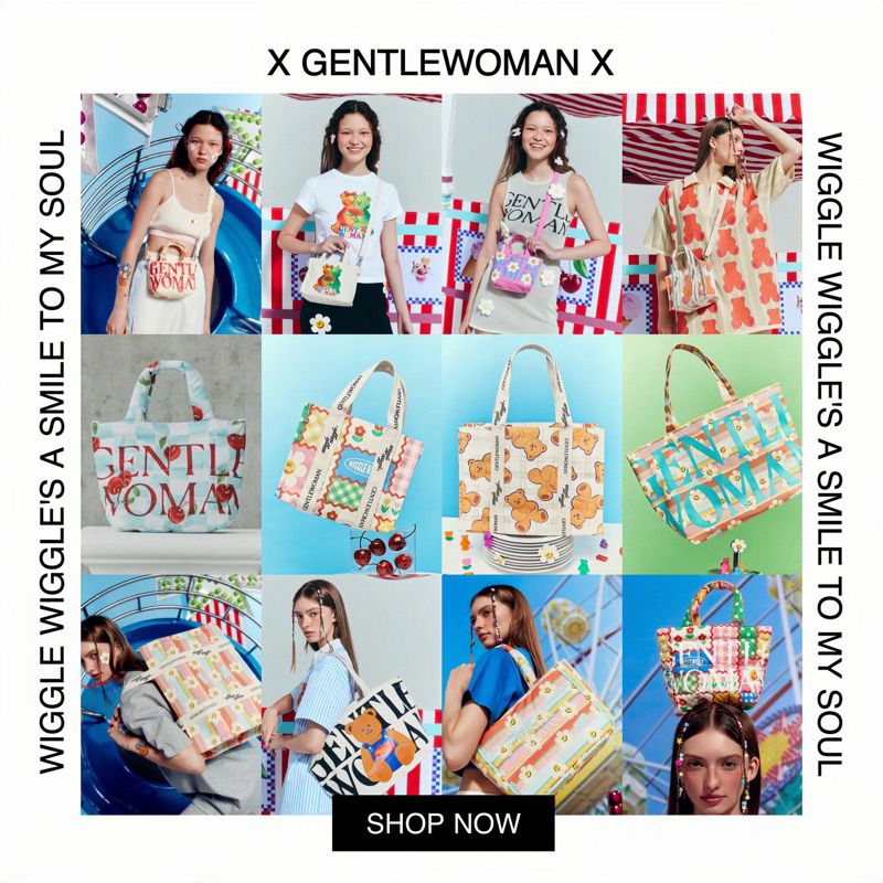 [พร้อมส่ง] 🐻GENTLEWOMAN x WIGGLE WIGGLE - กระเป๋าคอลเลกชั่น WIGGLE WIGGLE✨ของแท้💯