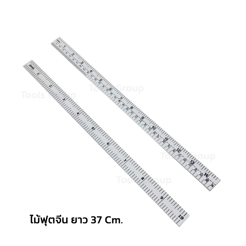 ไม้ฟุตจีน ไม้บรรทัด ยาว 37 ซม.  Ruler for jewelry วัดขนาด
