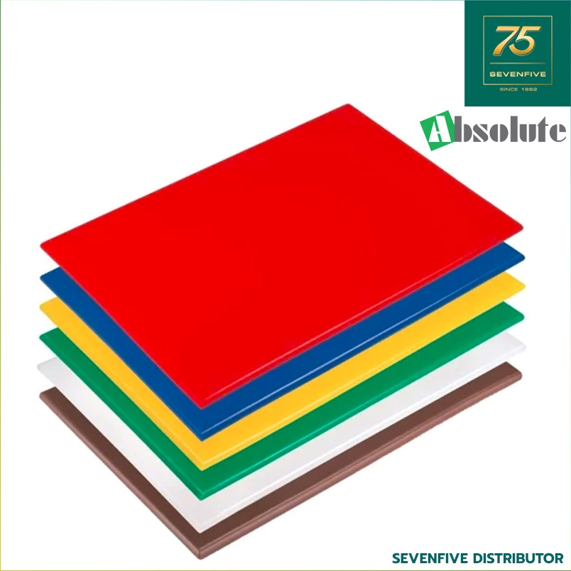 เขียงพลาสติกPE ขนาด60x40ซม. หนา1.5ซม. วัสดุฟู้ดเกรด ABSOLUTE ASL1-CB6040A