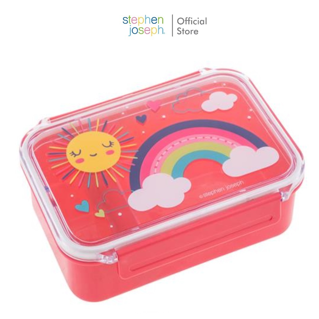 Stephen joseph กล่องข้าวเด็ก ยอดนิยมจากอเมริกา ดีไซน์น่ารักน่าใช้ BENTO LUNCH BOX RAINBOW