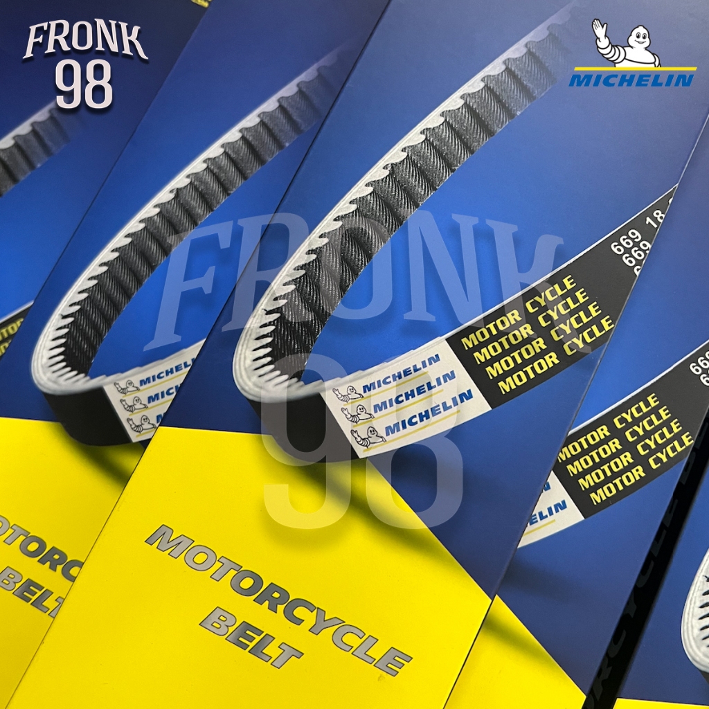 #มาใหม่!! สายพานแท้ Michelin – Motorcycle Belt สายพานขับเคลื่อน “SUZUKI” :  Step125 ,HATATE ,JERATO (27601-46G10-000) ราคา ถูกที่สุด ดีลบีเคเค แกลเลอรีภาพที่ 3