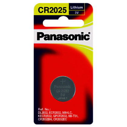 ถ่านกระดุมลิเธี่ยม Panasonic CR-2025PT/1B (8031420)