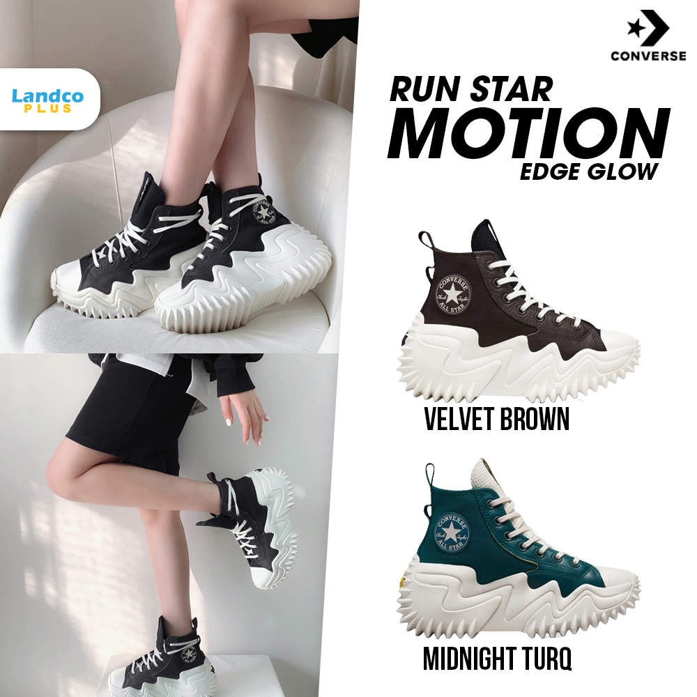 Converse Collection รองเท้าผ้าใบ รองเท้าส้นหยัก  UX Run Star Motion Edge Glow HI A01320CH2GNXX / A01