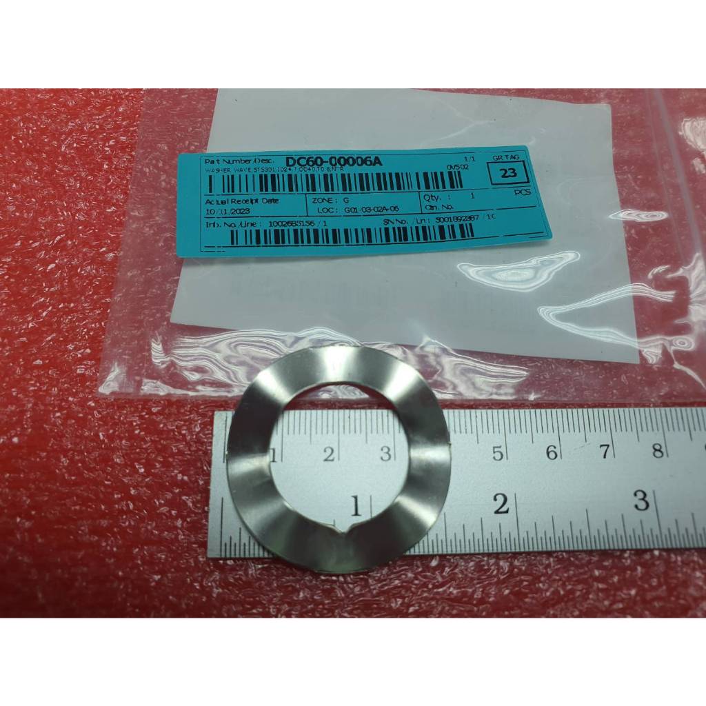 DC60-00006Aแหวนรองน็อตยึดถังเครื่องซักผ้าซัมซุงWASHER WAVEแหวนกันคลาย