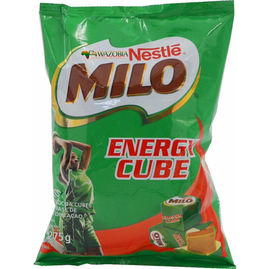 Nestle Milo Energy Cube 1 ห่อ มี 100 ชิ้น น้ำหนัก 275 กรัม BB.09/2025 สินค้ามีฮาลาล
