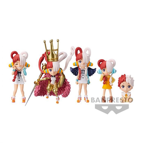 Banpresto (ครบ Set 5 กล่อง) WCF One Piece Film Red World Collectable Figure - Uta Collection 4983164