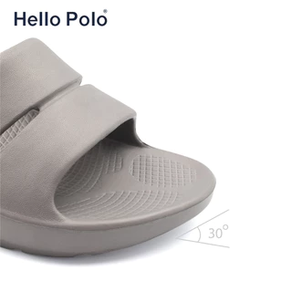 Hello Polo รองเท้าแตะเพื่อสุขภาพ กันลื่น ชาย นุ่มใส่สบาย ลําลองแฟชั่น บอกลาปัญหาสุขภาพเท้า เหมาะกับฤดู HP8001