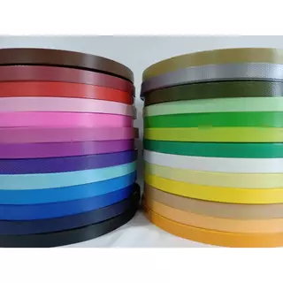 เส้นพลาสติก เส้นพลาสติกสานตะกร้า ขนาด 12 มิล สีพื้น ม้วนจิ๋ว ขนาด 1.5 ขีด (150กรัม)