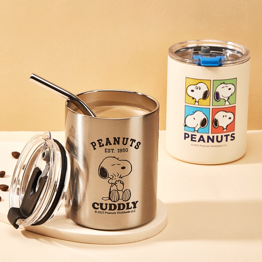 พร้อมส่ง!! แก้วน้ำเก็บความเย็น Snoopy