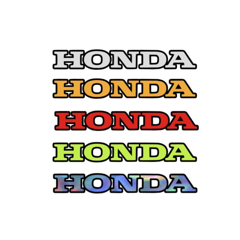 📌สติกเกอร์สะท้อนแสง #HONDA