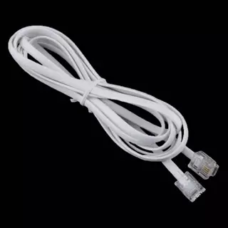 สายโทรศัพท์ 2เมตร 3เมตร 5เมตร 4C แจ๊คหัวท้าย สายโทรศัพท์สำเร็จรูป สายพร้อมหัว RJ11