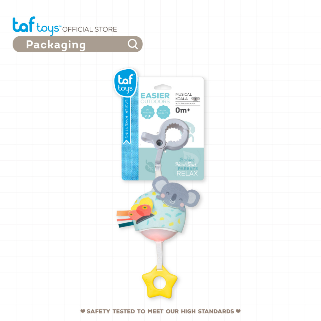 Taf Toys โมบายติด รถเข็นเด็ก คาร์ซีท Musical Koala โมบายเด็ก ของเล่นเสริมพัฒนาการ 0 เดือน ขึ้นไป รูปที่ 8