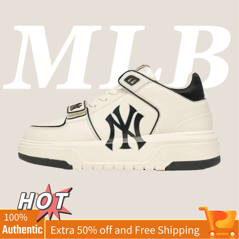 MLB รองเท้าผ้าใบ Unisex รุ่น 3ASXCA12N 50WHS - สีขาว