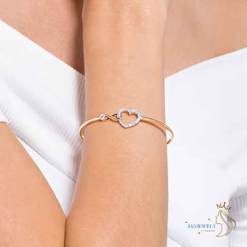 กำไลแท้ Swarovski Infinity heart สร้อยข้อมือจี้อินฟินิตี้และหัวใจ พร้อมส่ง ของขวัญสำหรับคนพิเศษ