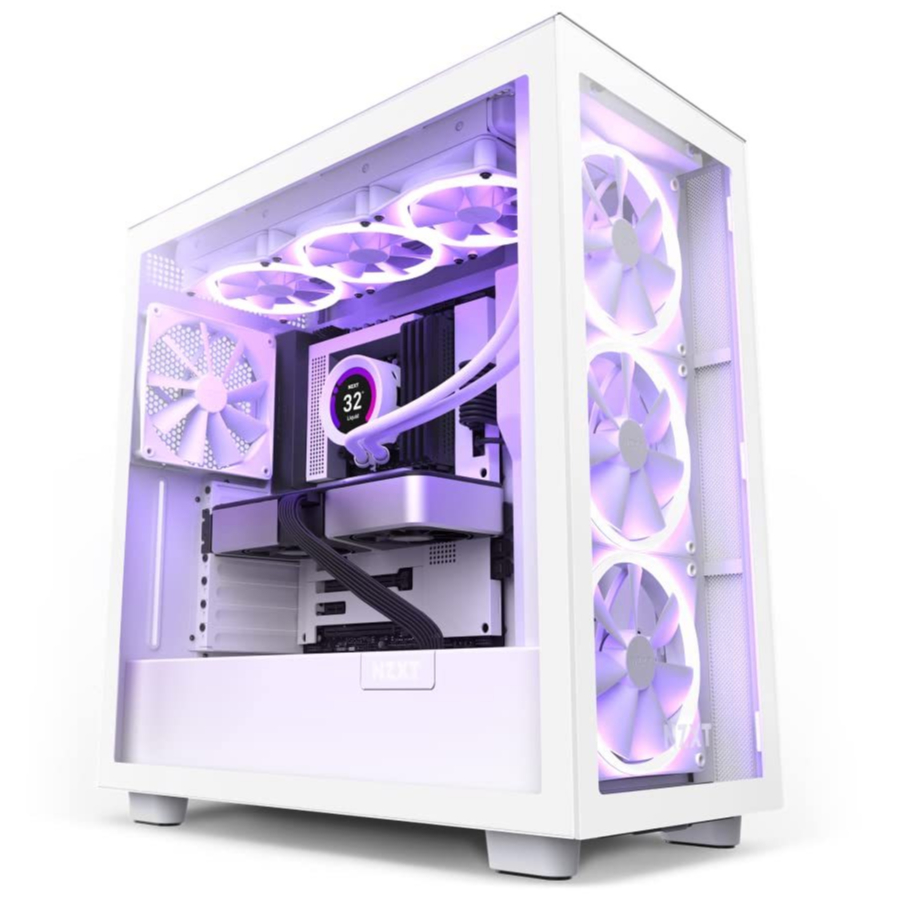NZXT H7 ELITE EDITION WHITE CASE