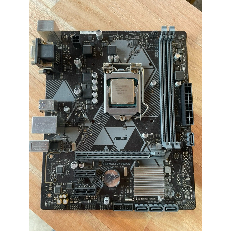 Cpu I3-9100f Mb Asus H310M-K มือสอง