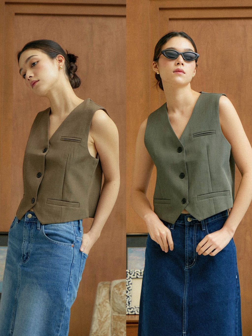 ENDOFMARCH | MASON VEST เสื้อกั๊ก มีซับใน ใส่ทำงาน