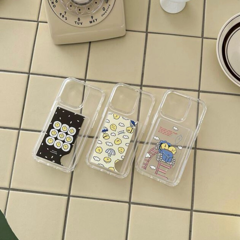 [Pre-order] second morning • — gel hard card case เคสใสแข็ง แบบมีช่องใส่การ์ด