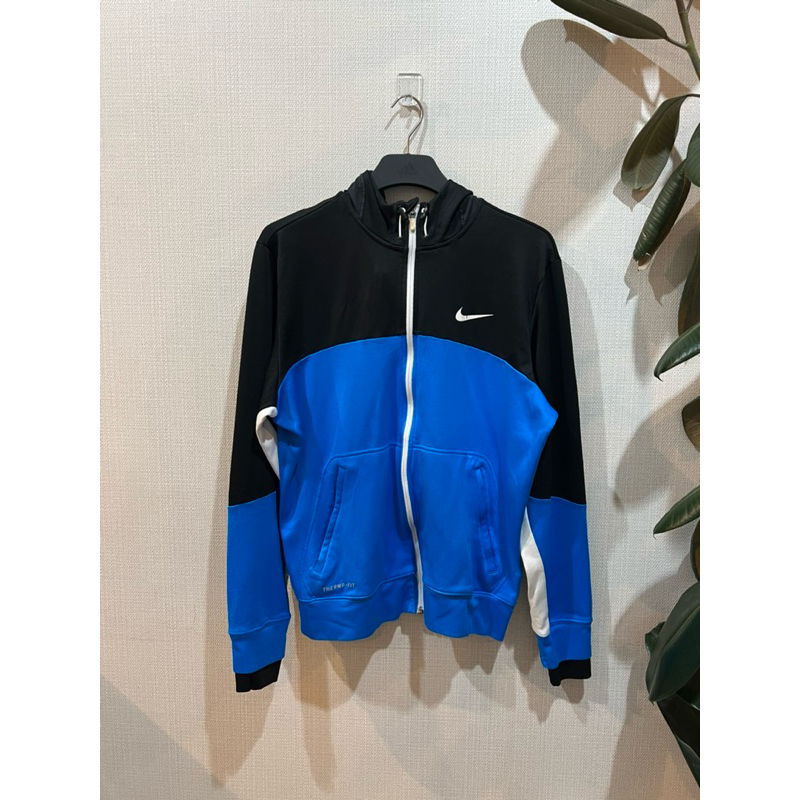 มีตำหนิ : เสื้อวอร์มแจ็คเก็ต Nike (ไนกี้) มีฮู้ด hoodie มือสอง Size L